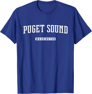 Puget Sound Washington Vintage T-Shirt - T-Shirt | Royal