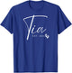 Tia Est 2024 Promoted to Tia First Time New Tia Aunt Auntie T-Shirt - T-Shirt | Royal