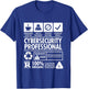Funny Cybersecurity IT Support IT Security Network Engineer T-Shirt - T-Shirt | Royal