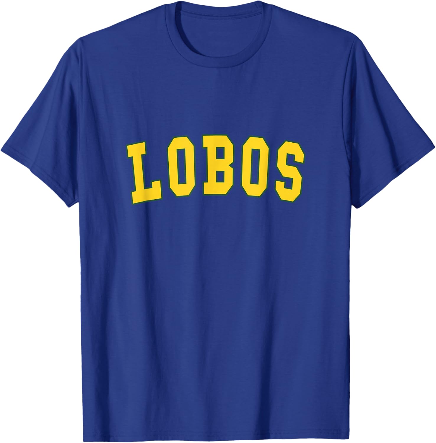 Longview Lobos Football Simple T-Shirt - T-Shirt | Royal