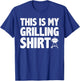 Cool Grilling Women Griller BBQ Meat Smoking T-Shirt - T-Shirt | Royal