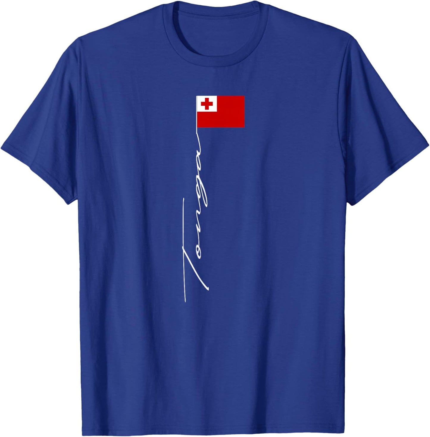 Tonga Signature Flag Pole Patriotic Tonga Flag T-Shirt - T-Shirt | Royal