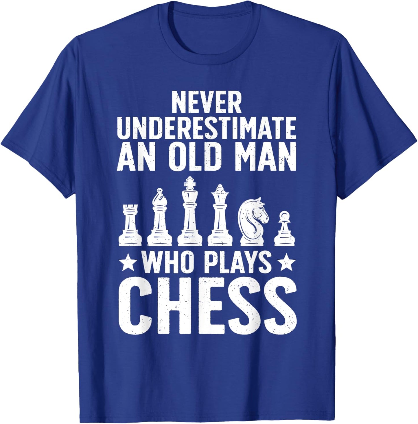 Best Chess Player Art Dad Grandpa Chess Lover Pieces T-Shirt - T-Shirt | Royal