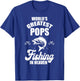 World Greatest Pops is Fishing in Heaven Fisherman Family T-Shirt - T-Shirt | Royal