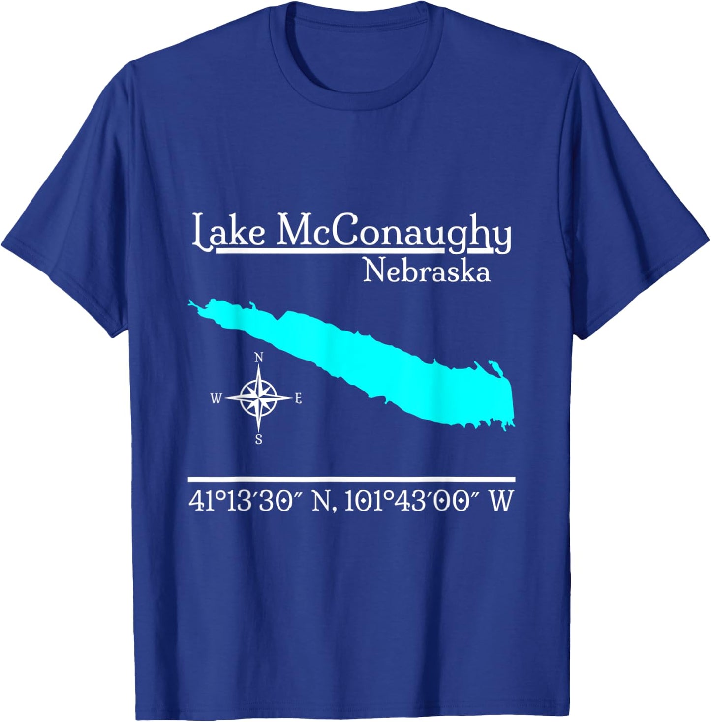 Lake McConaughy - Nebraska T-Shirt - T-Shirt | Royal