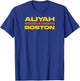 Aliyah Boston: Text Stack - Indiana Basketball T-Shirt - T-Shirt | Royal