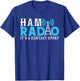 Ham Radio Its A Contact Sport Funny Ham Radio T-Shirt - T-Shirt | Royal