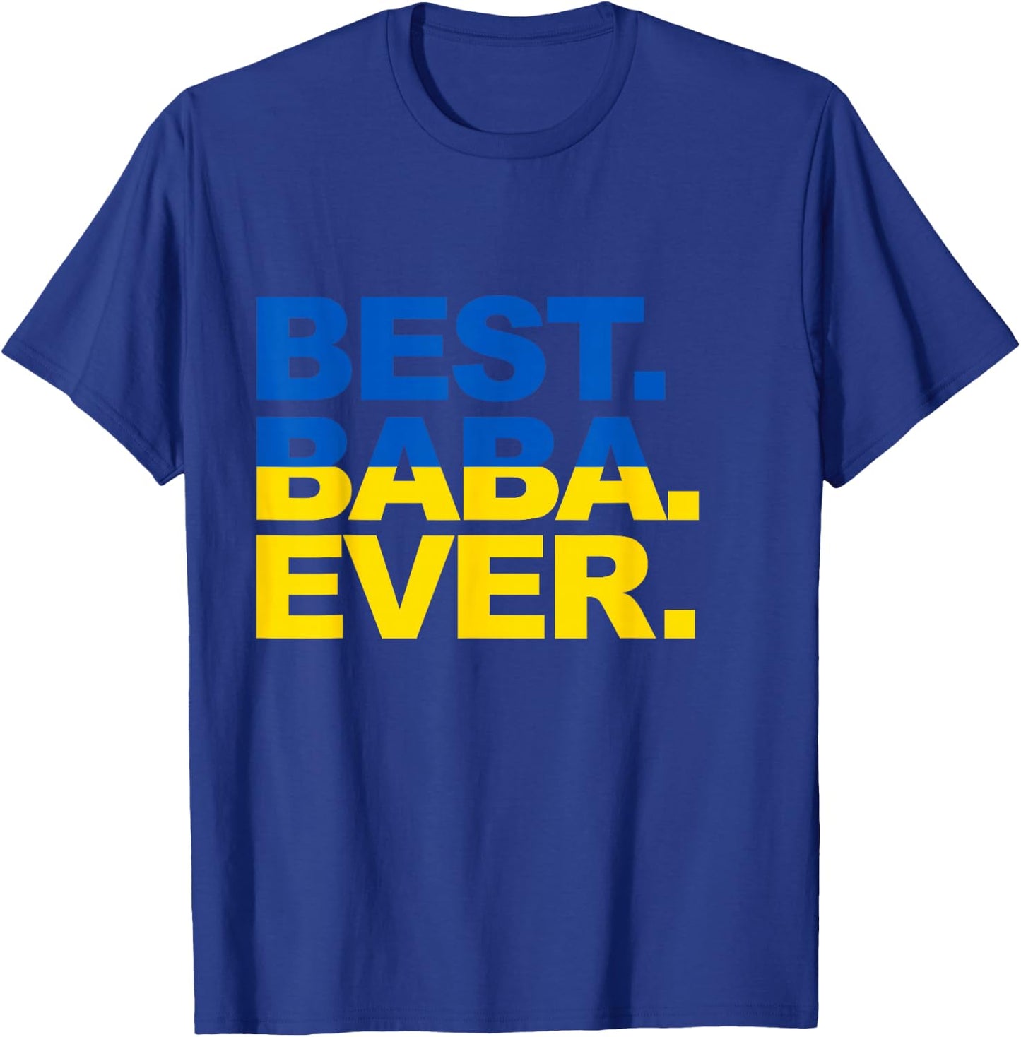 Best Baba Ever Proud Ukrainian Grandma Mother's Day T-Shirt - T-Shirt | Royal