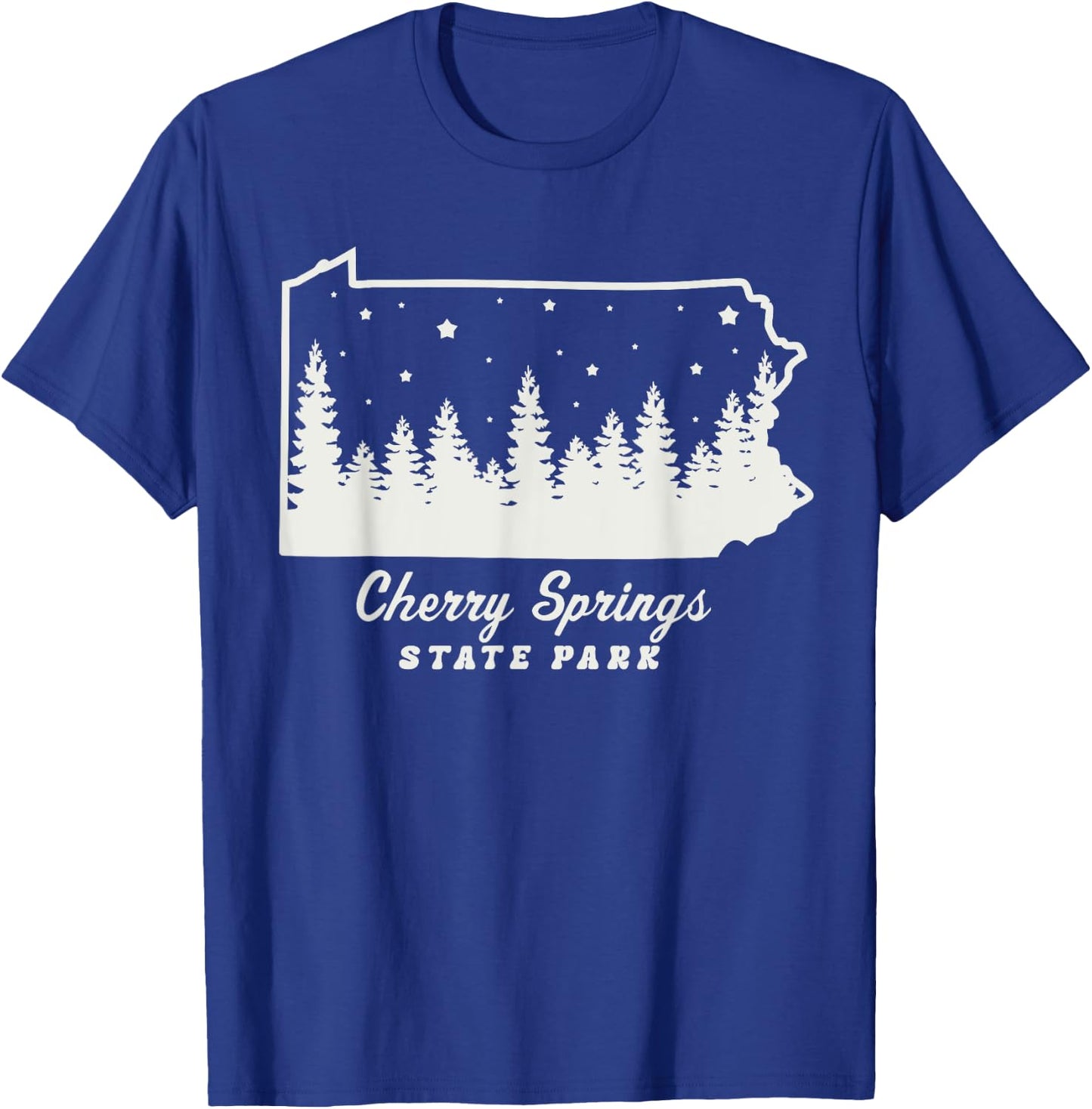 Cherry Springs State Park Pennsylvania Stargazing Stars T-Shirt - T-Shirt | Royal