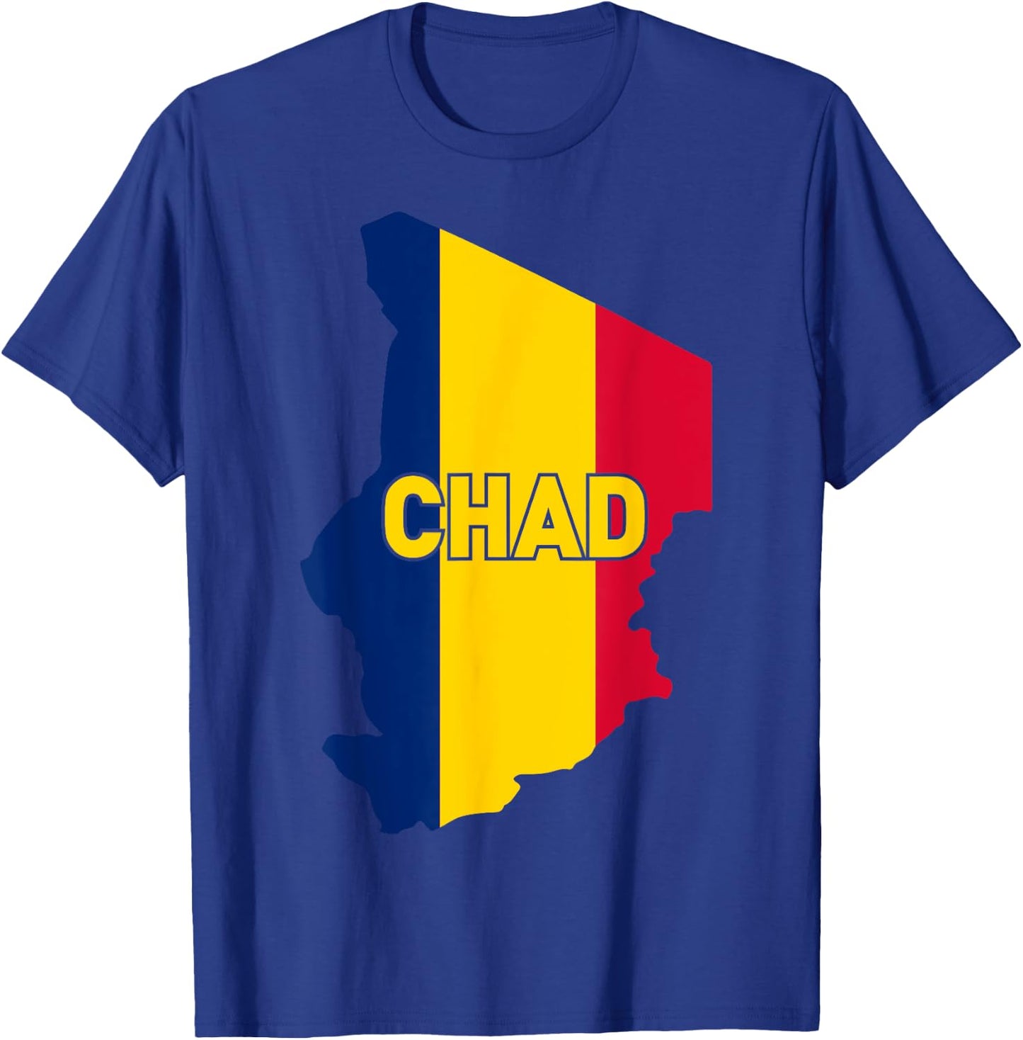 Proud Family and Patriotic Flag of Country Chad Kids Men T-Shirt - T-Shirt | Royal