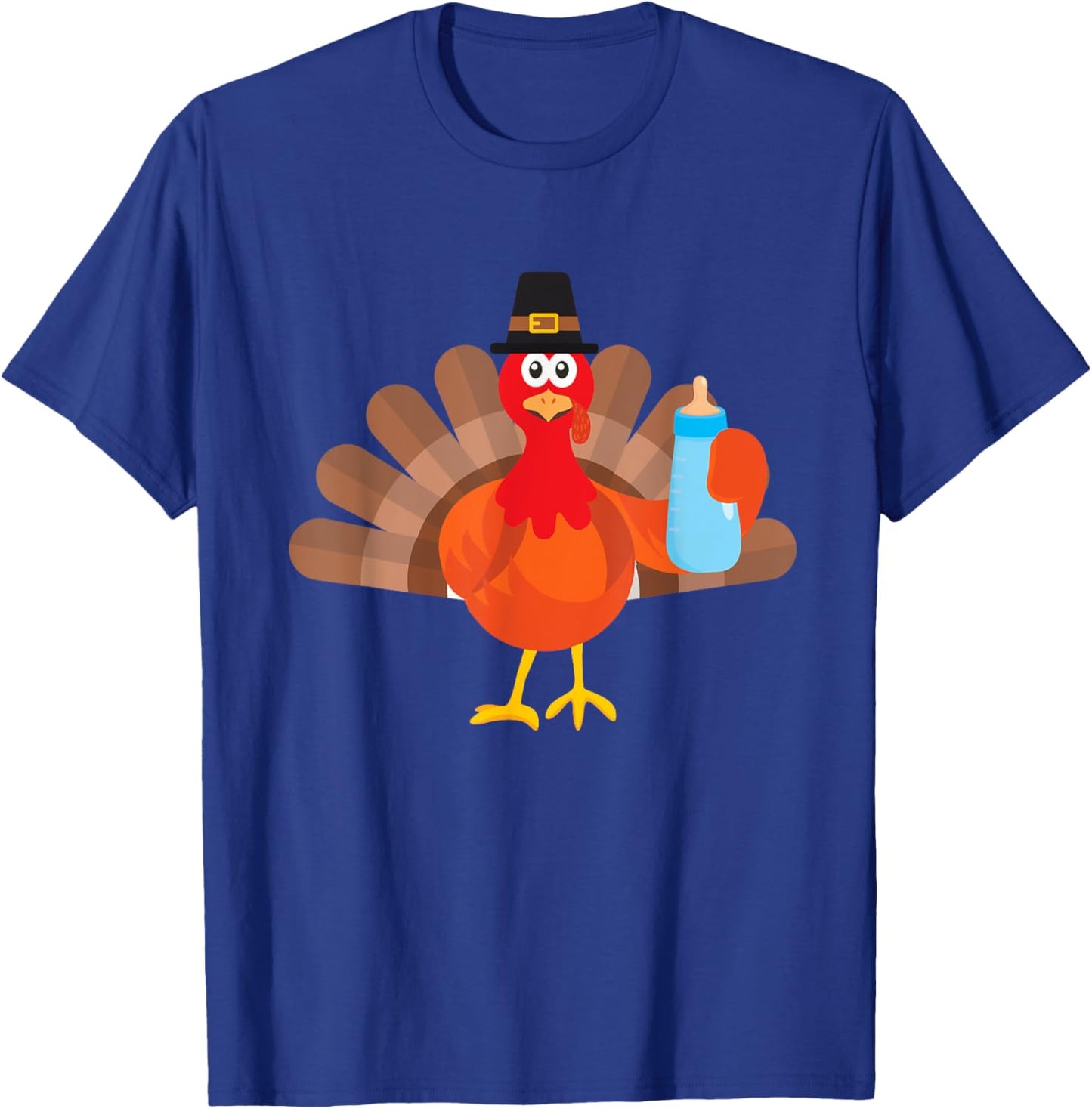 OB Nurse Delivery Labor Thanksgiving Turkey Thankful Cute T-Shirt - T-Shirt | Royal