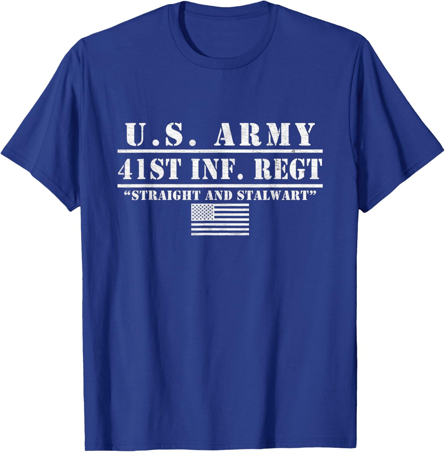 41st Infantry Regiment Us Army 41st Inf Regt Gifts T-Shirt - T-Shirt | Royal