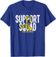 Support Squad Sarcoma Cancer Awareness T-Shirt - T-Shirt | Royal