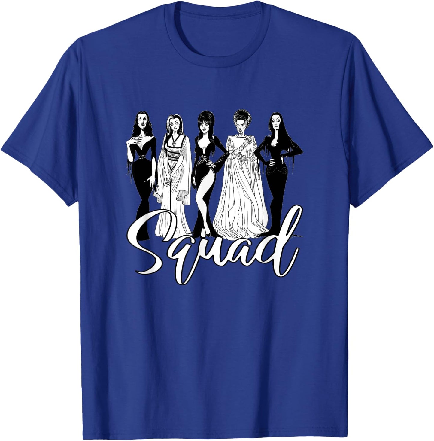 Goth Squad Halloween Ghoul Gang Goth Queen Horror Movies T-Shirt - T-Shirt | Royal