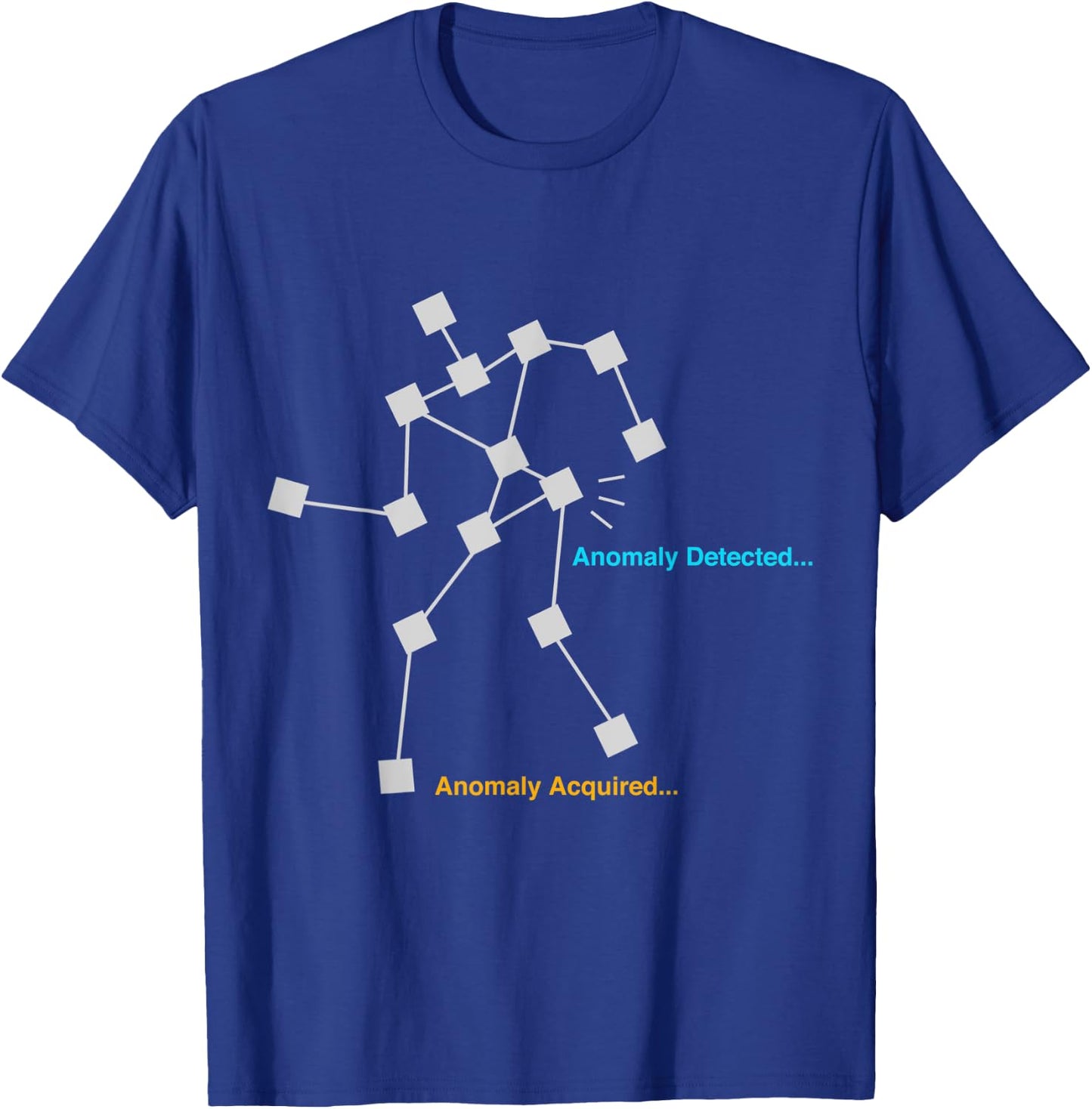 Ghost Hunting SLS Paranormal Spirit Funny Anomaly Detected T-Shirt - T-Shirt | Royal