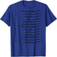 Track Your long Hair - Length Check Hair on the back of the T-Shirt - T-Shirt | Royal