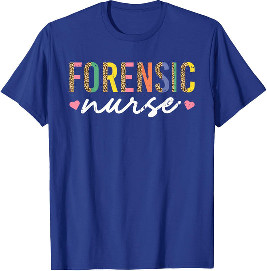 Forensic Nurse SANE Nurse Correctional Nursing T-Shirt - T-Shirt | Royal