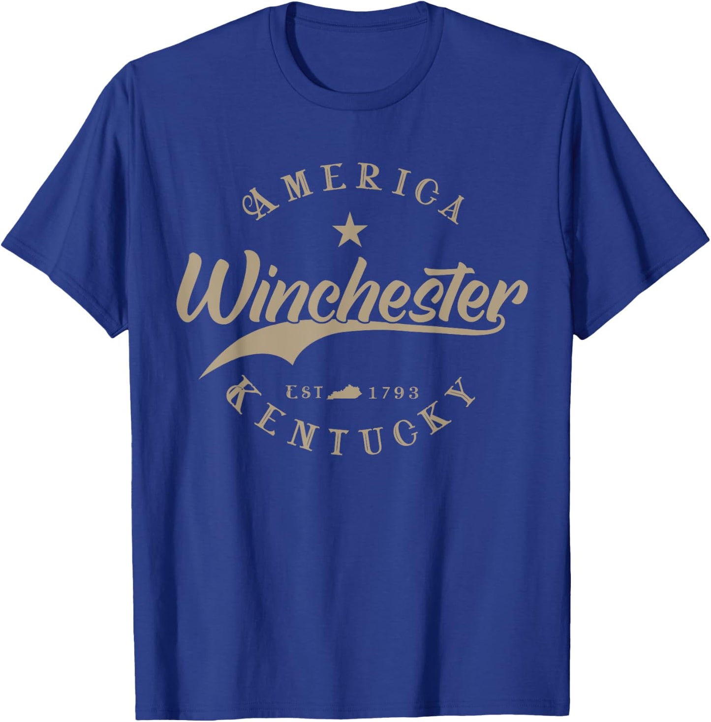 Winchester KY | Kentucky T-Shirt - T-Shirt | Royal