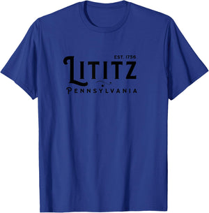 Lititz Pennsylvania PA Lancaster County Cool Small Town USA T-Shirt - T-Shirt | Royal