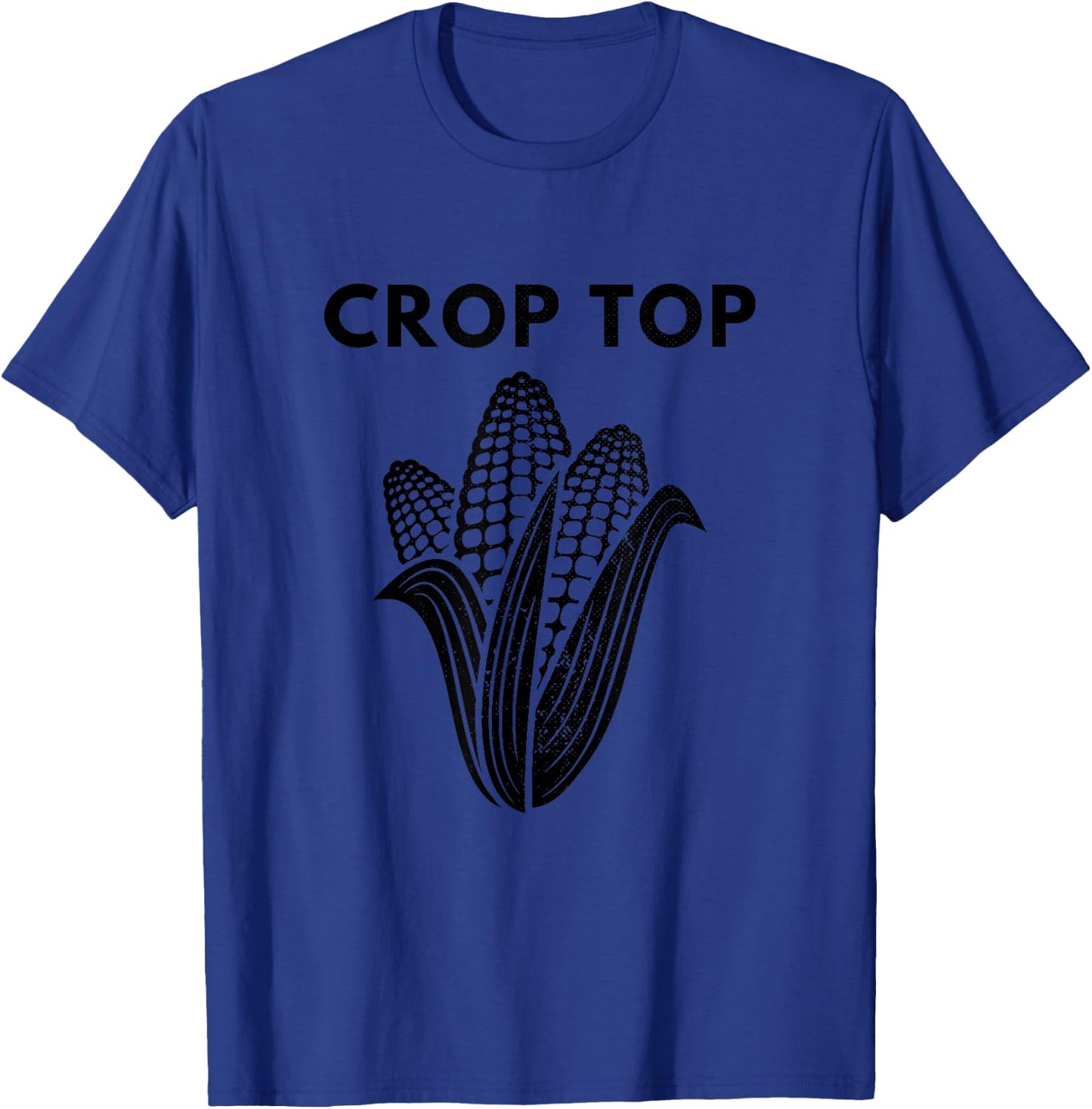 Crop Top Funny Vegetable Farming Vegetarian Farmer T-Shirt - T-Shirt | Royal