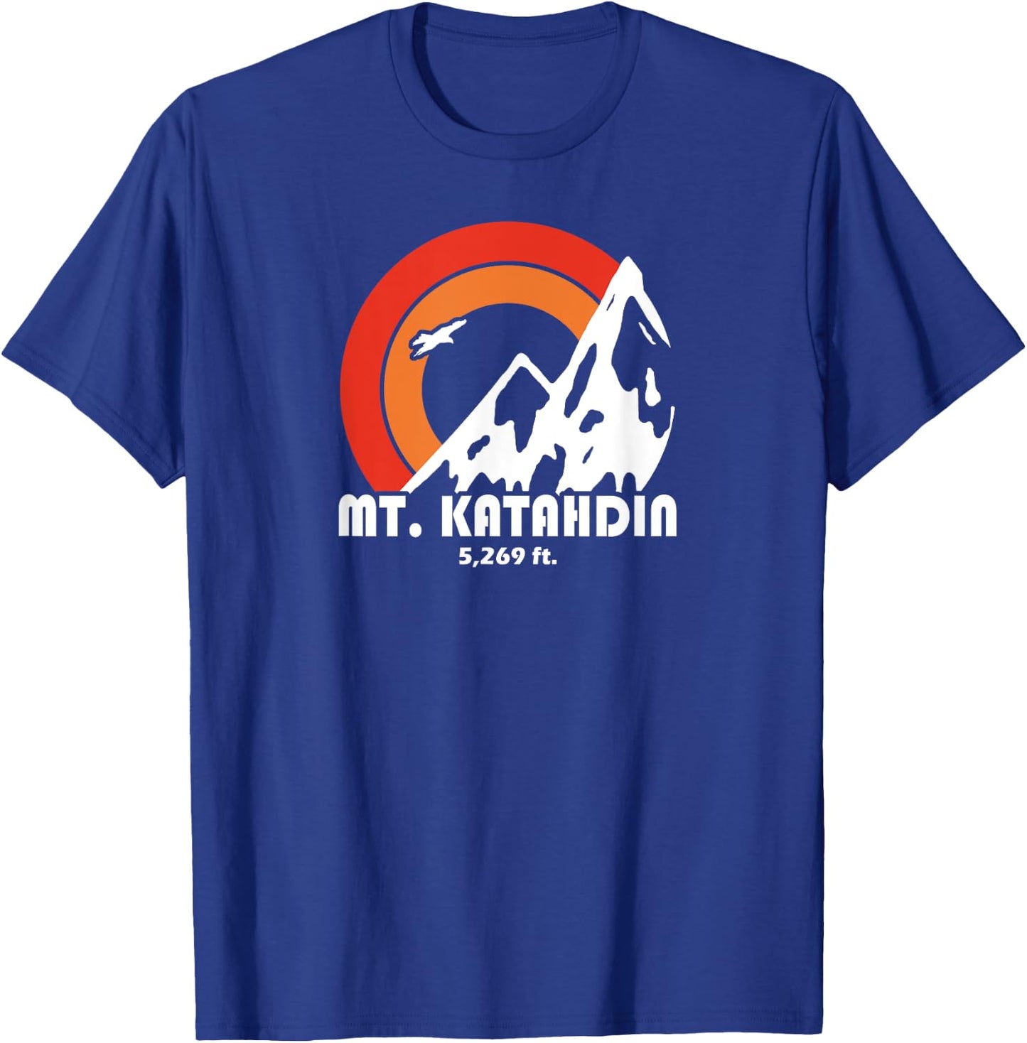 Mt. Katahdin Maine T-Shirt - T-Shirt | Royal