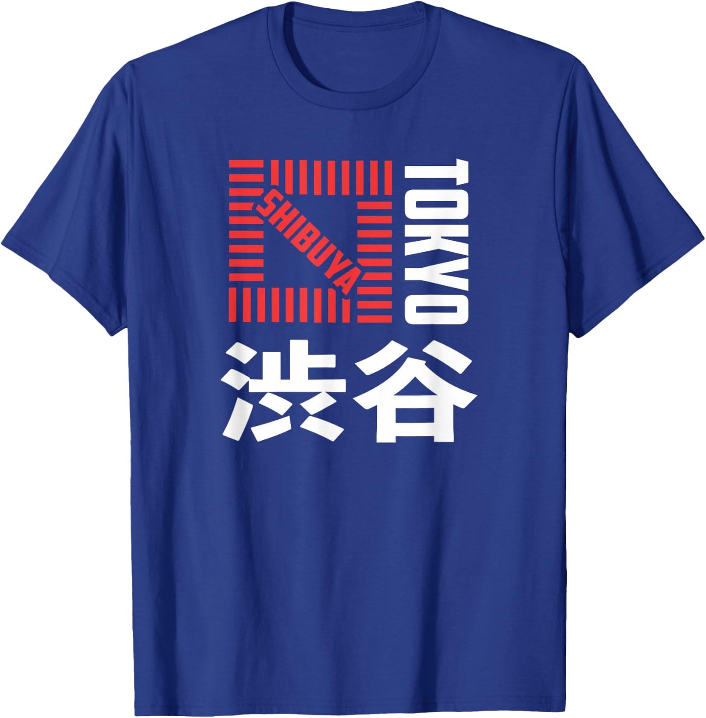 Shibuya Tokyo Japan Souvenir Japanese Kanji Shibuya Crossing T-Shirt - T-Shirt | Royal