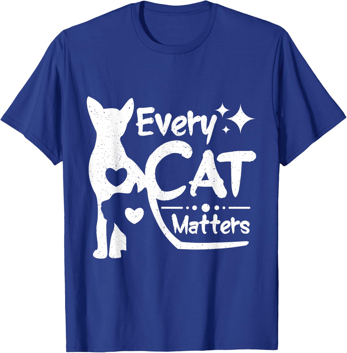 Cat rescue Every cat matters Women Girls Kids T-Shirt - T-Shirt | Royal