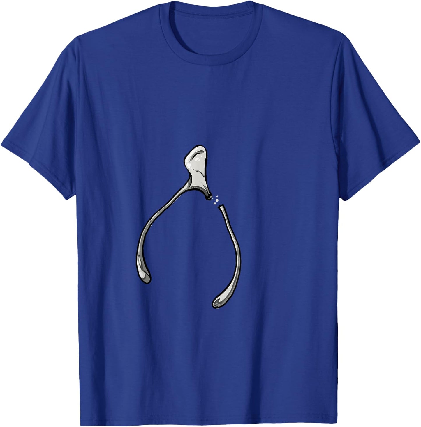 Oh, Snap! Funny Turkey Day Print Wishbone Happy Thanksgiving T-Shirt - T-Shirt | Royal
