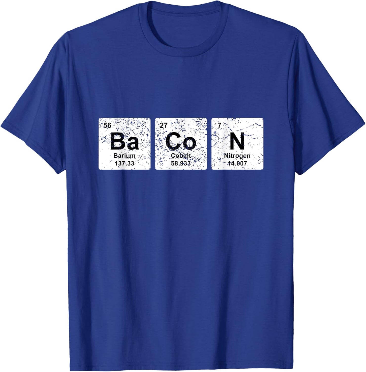 Funny Food Lover Outfit Chemistry Foodie Bacon T-Shirt - T-Shirt | Royal