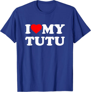 I Love My Tutu Heart T-Shirt - T-Shirt | Royal