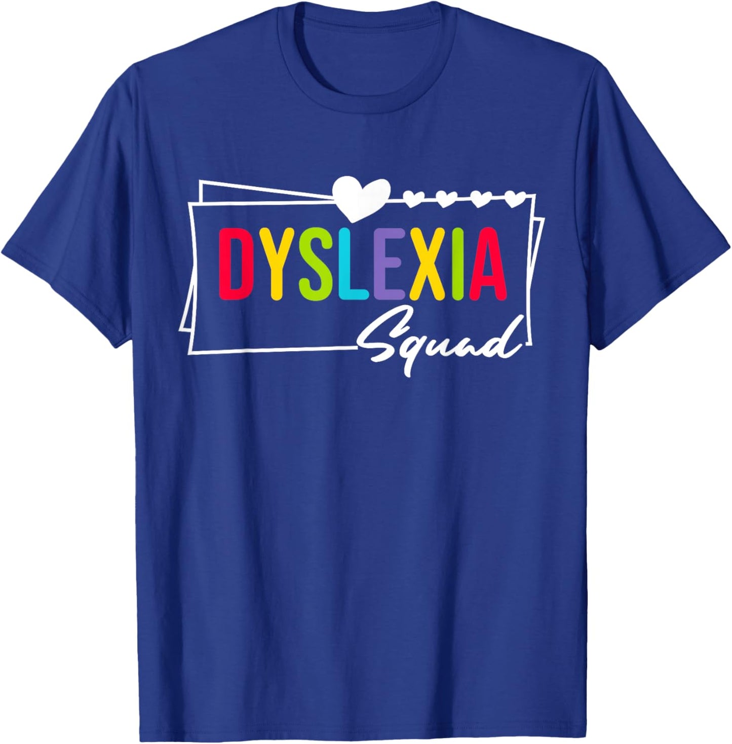 Dyslexia Squad Awareness Dyslexia Therapist Teacher Women T-Shirt - T-Shirt | Royal