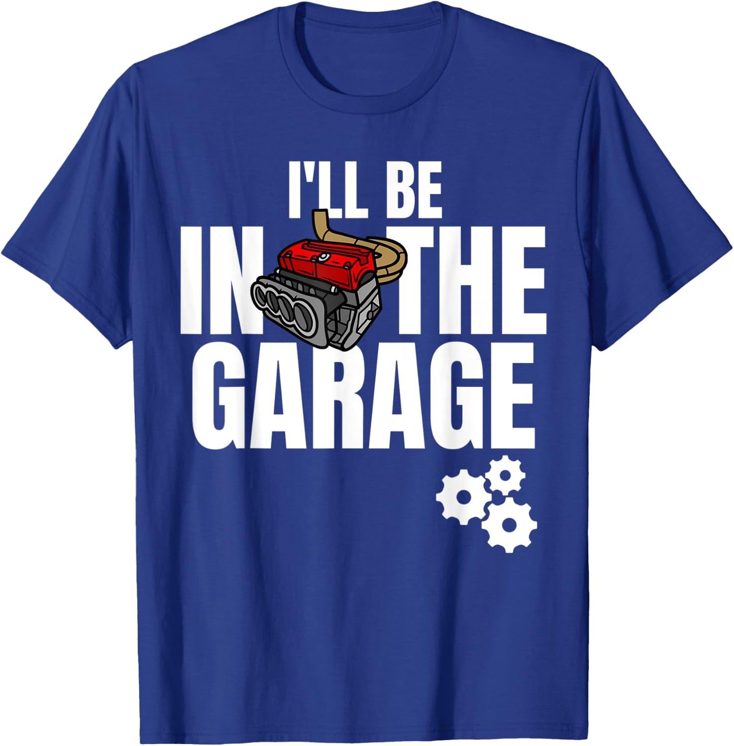 Motor Racing Men Women Kids Stock Car Race Driver Mechanic T-Shirt - T-Shirt | Royal