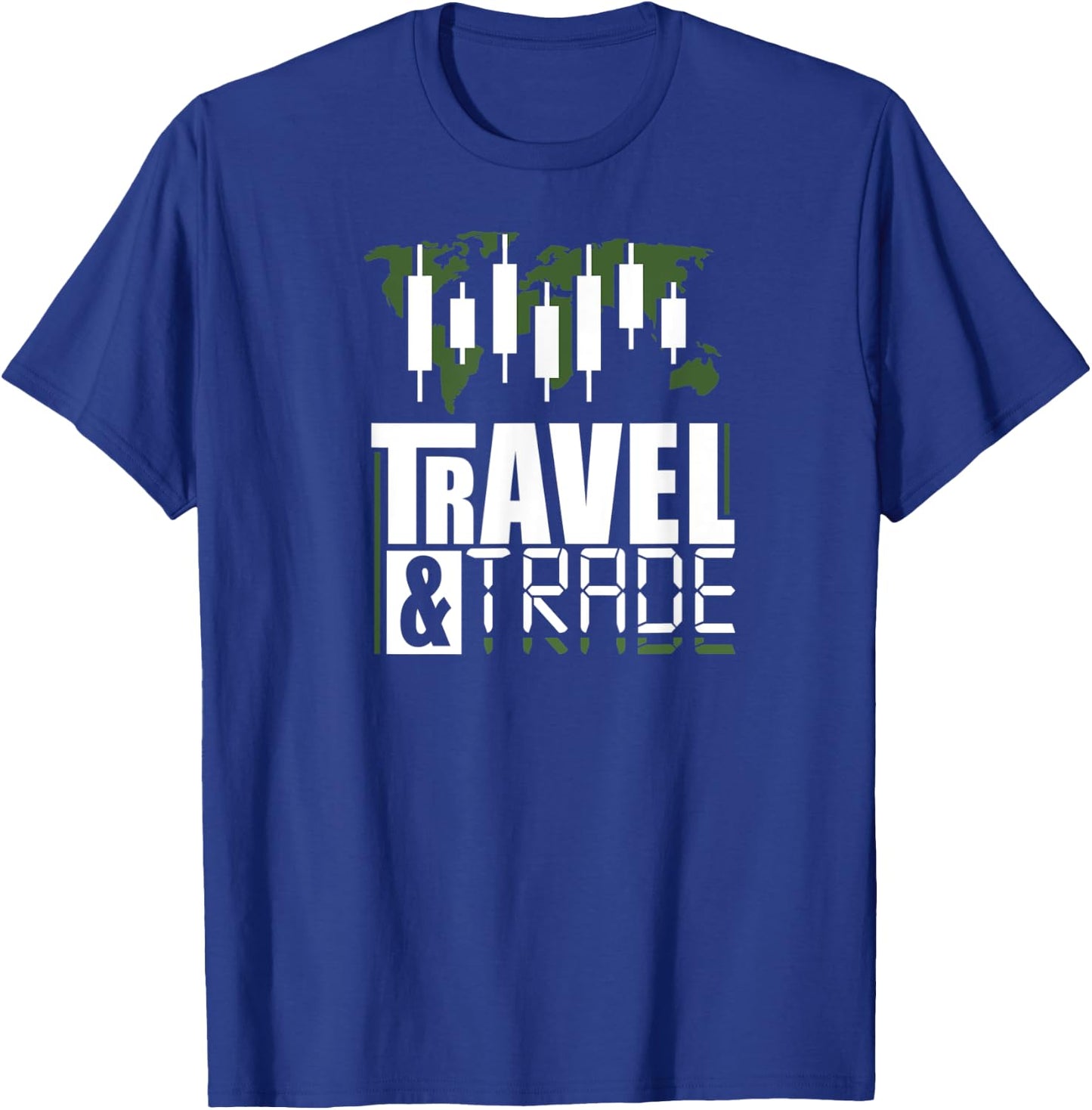 Travel and Trade | Day Traders T-Shirt - T-Shirt | Royal
