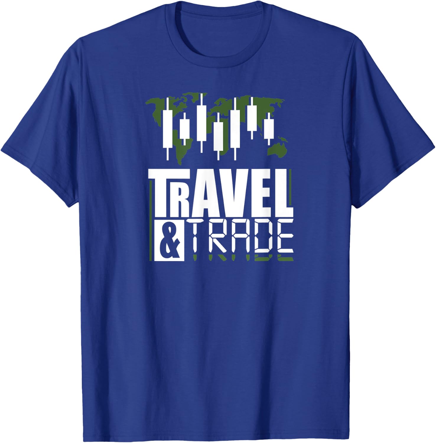 Travel and Trade | Day Traders T-Shirt - T-Shirt | Royal