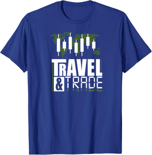 Travel and Trade | Day Traders T-Shirt - T-Shirt | Royal