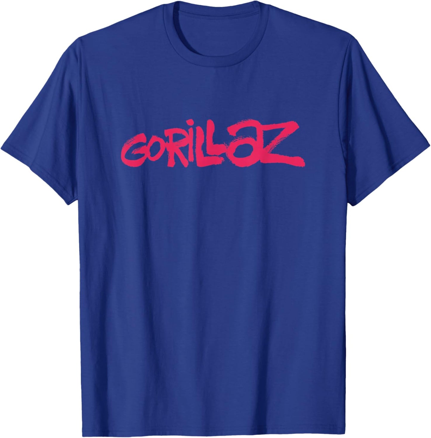 Gorillaz Brush Logo Pink T-Shirt - T-Shirt | Royal