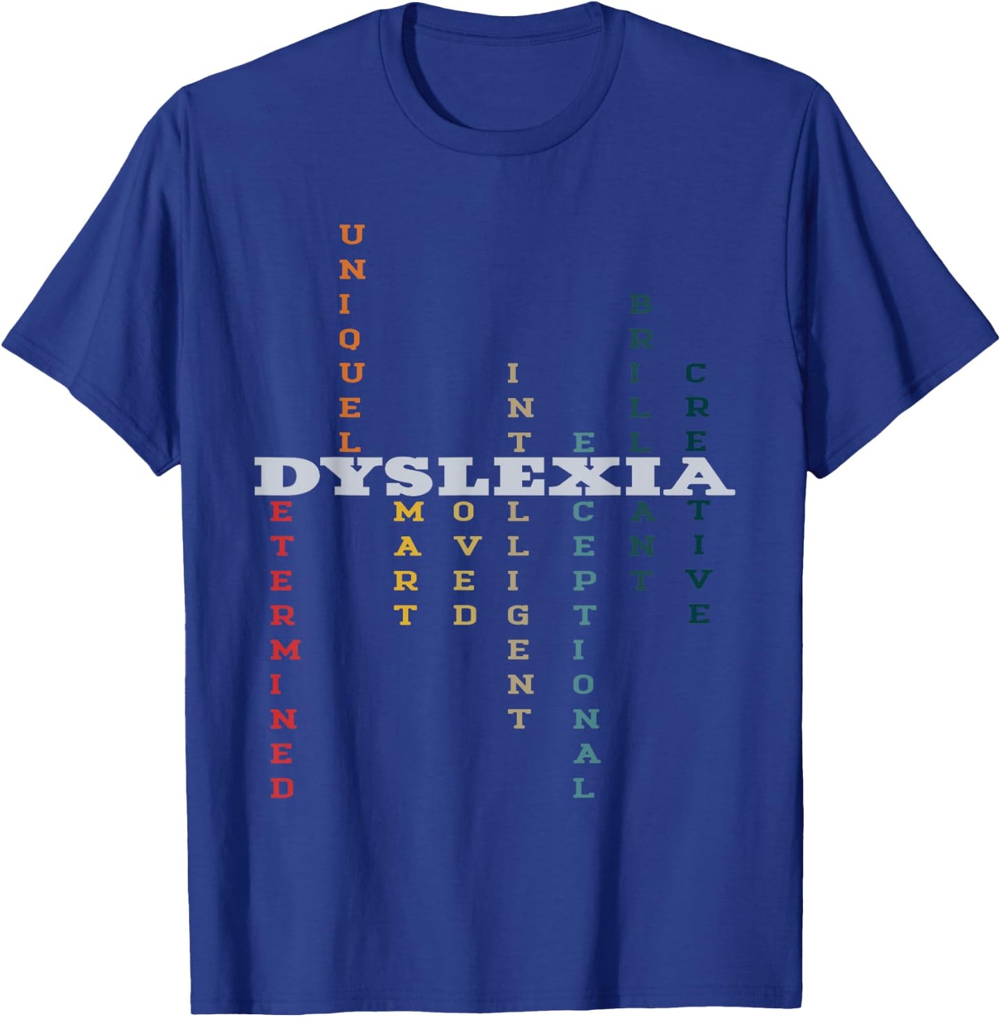 Dyslexia Awareness Novelty Dyslexia Definition T-Shirt - T-Shirt | Royal