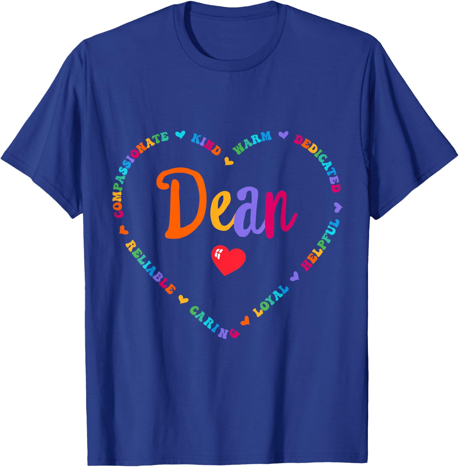 Cute Dean Appreciation Week Back to School academic admin T-Shirt - T-Shirt | Royal