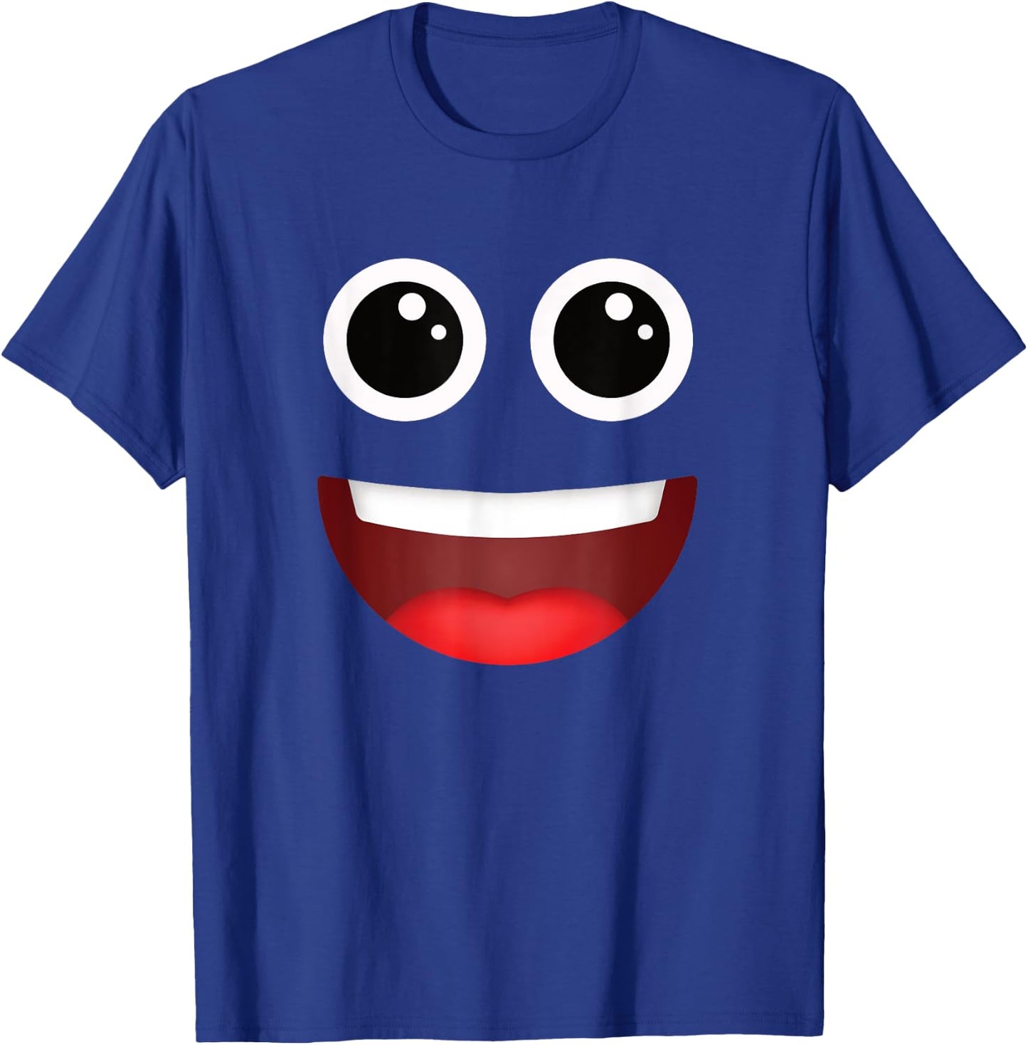 Funny Group Costume Halloween Team Outfit Poop Emoticon T-Shirt - T-Shirt | Royal
