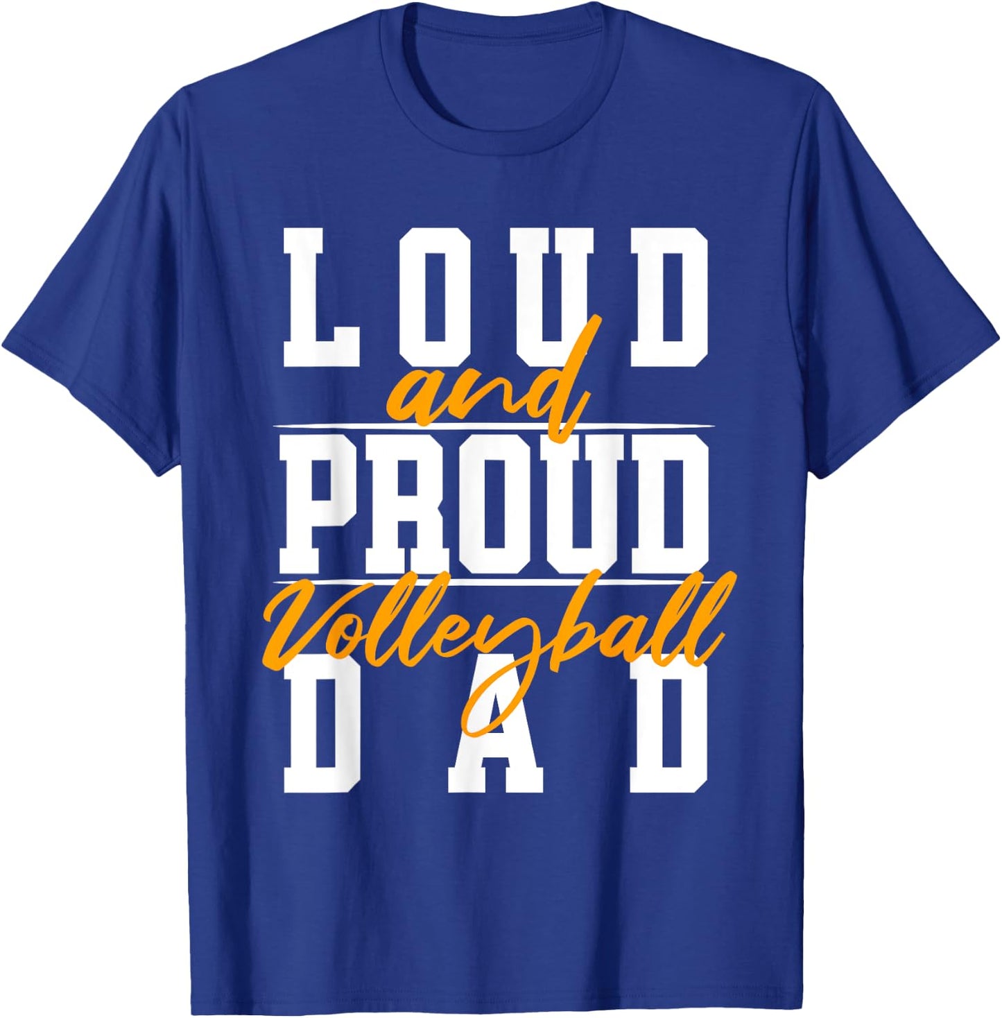 Volleyball Dad - Funny Volleyball T-Shirt - T-Shirt | Royal