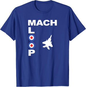 F-15 Eagle Mach Loop Roundel T-Shirt - T-Shirt | Royal