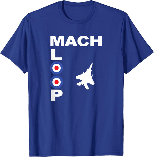 F-15 Eagle Mach Loop Roundel T-Shirt - T-Shirt | Royal