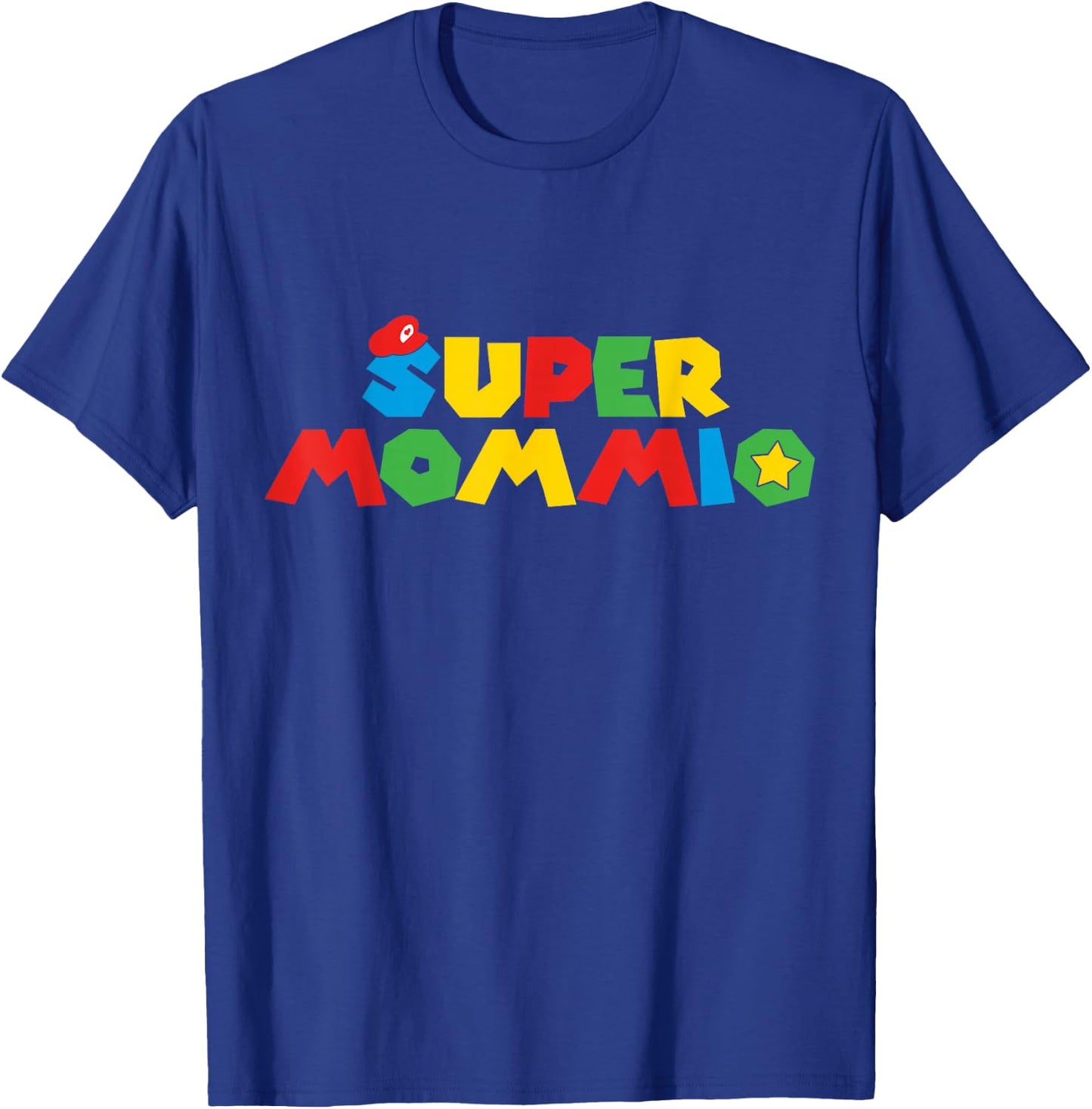 Gaming Queen Mom: Funny Gamer Mother Matching Family T-Shirt - T-Shirt | Royal