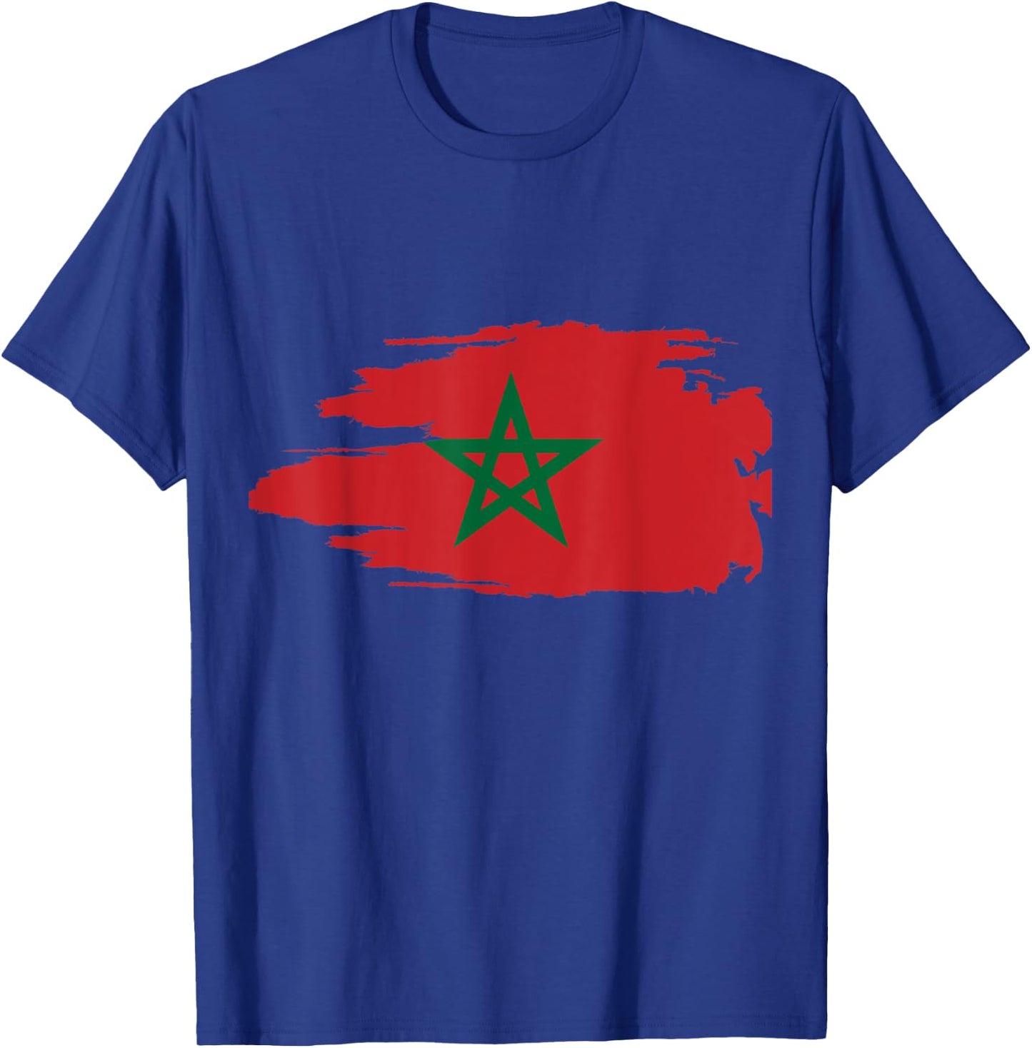 Morocco Moroccan Flag Soccer Football Lover T-Shirt - T-Shirt | Royal