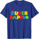 Gaming King Papa: Lighthearted Granddad Family Match Attire T-Shirt - T-Shirt | Royal
