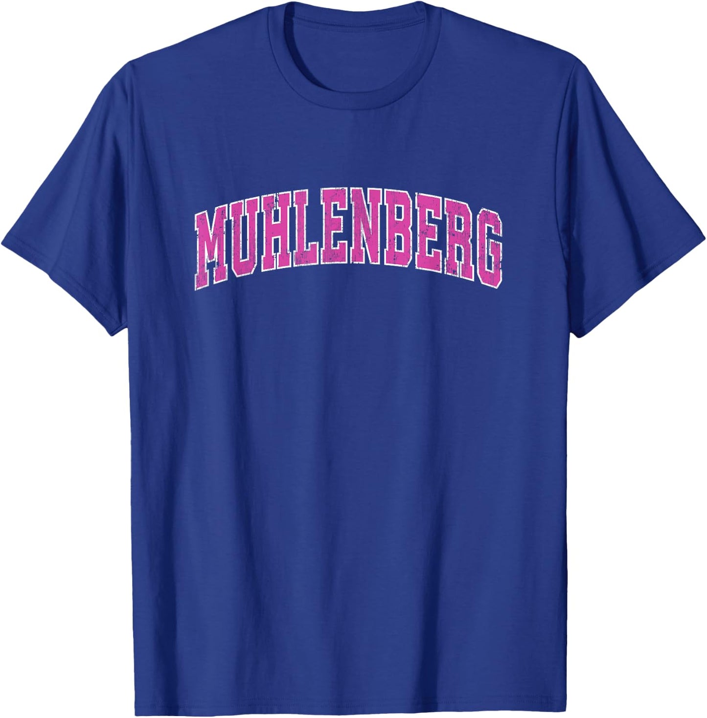 Muhlenberg Pennsylvania PA Vintage Sports Design Pink Design T-Shirt - T-Shirt | Royal