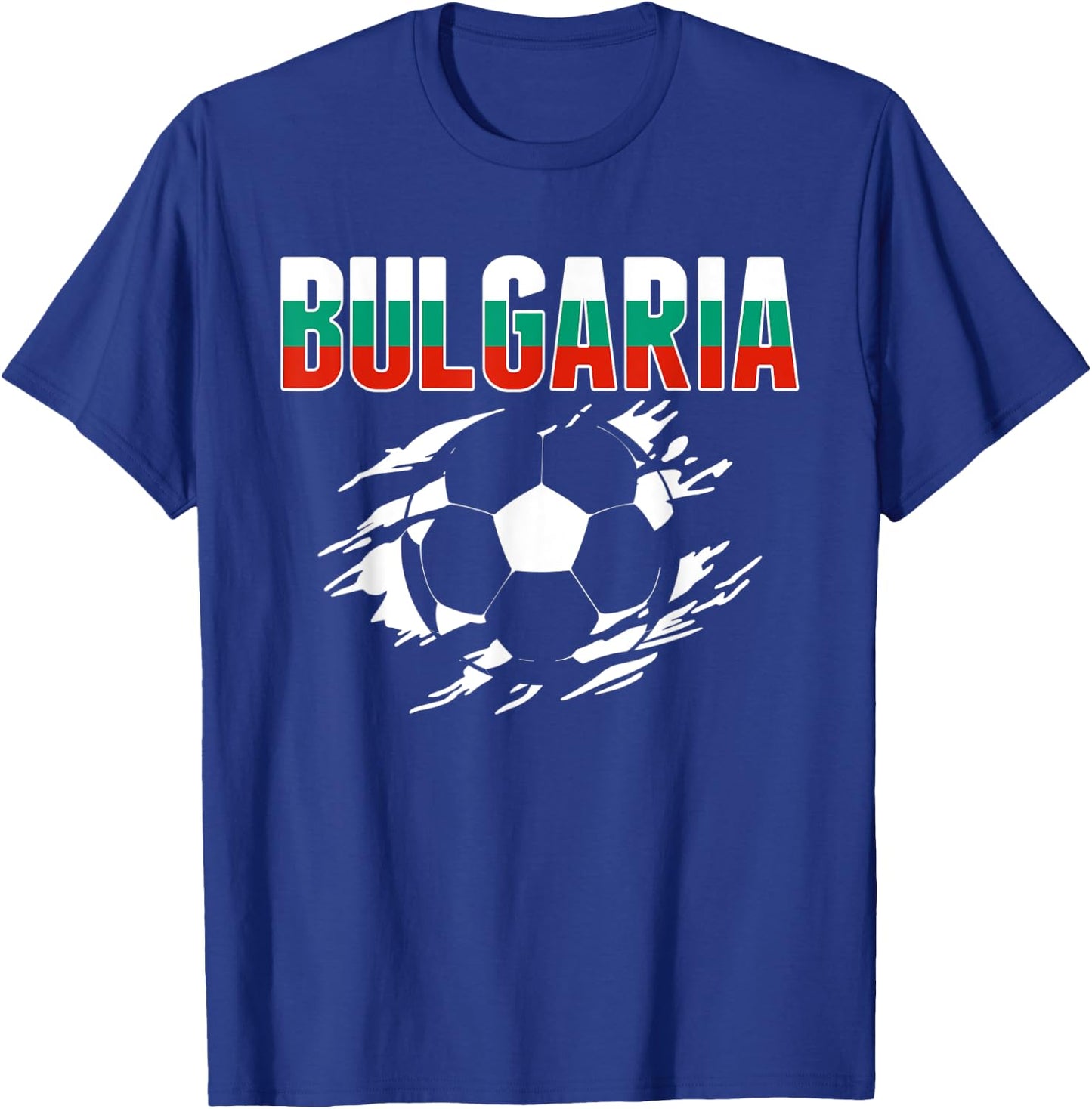 Bulgaria Soccer Lovers Jersey - Support Bulgarian Football T-Shirt - T-Shirt | Royal