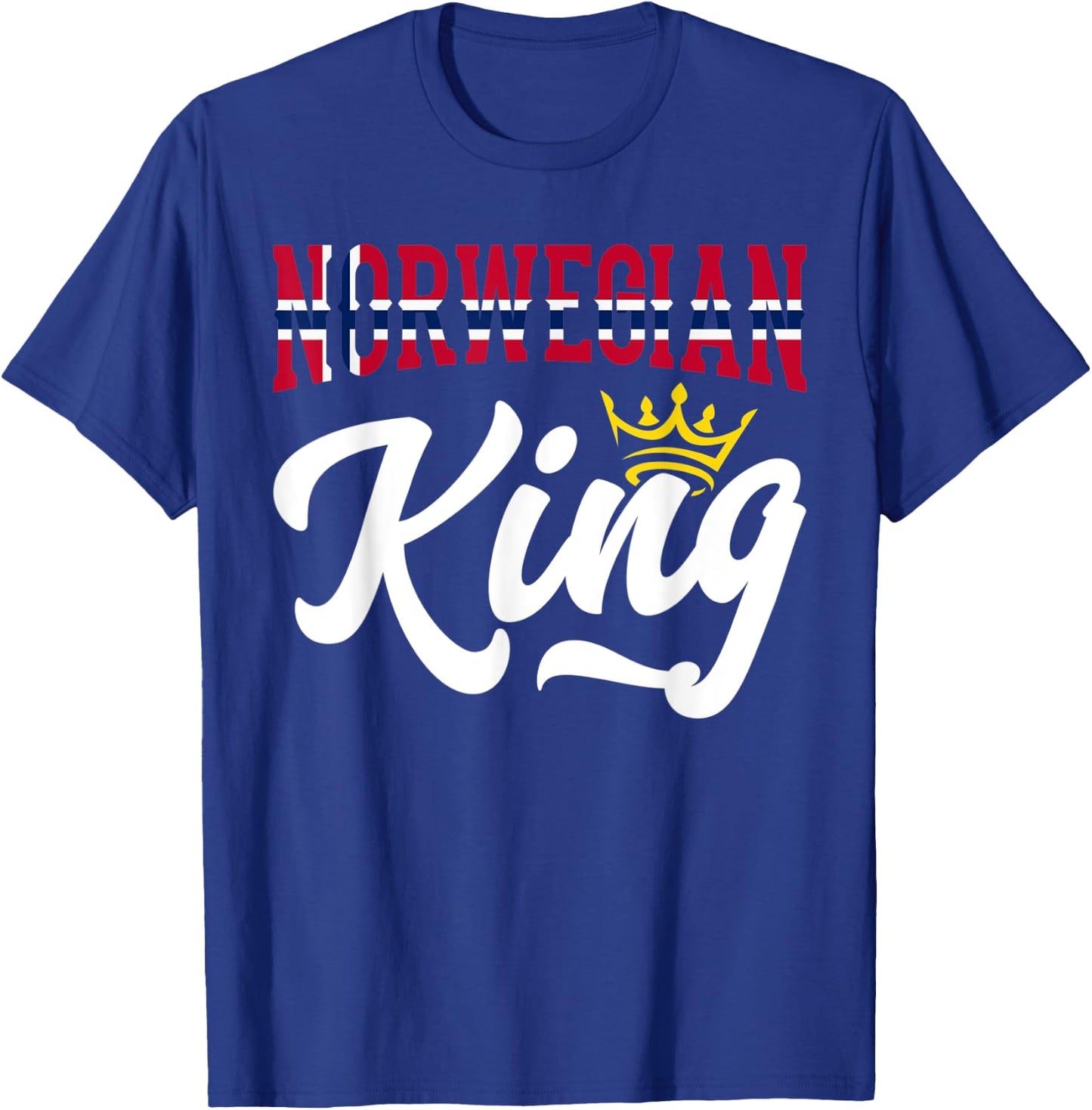 Norwegian King Norway Norwegian Norway Flag T-Shirt - T-Shirt | Royal