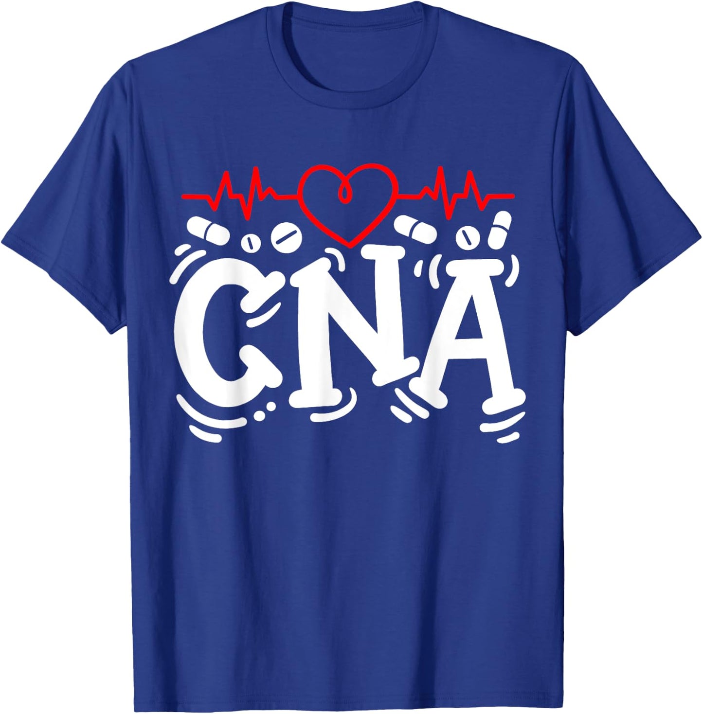 CNA Certified Nursing Assistant T-Shirt - T-Shirt | Royal