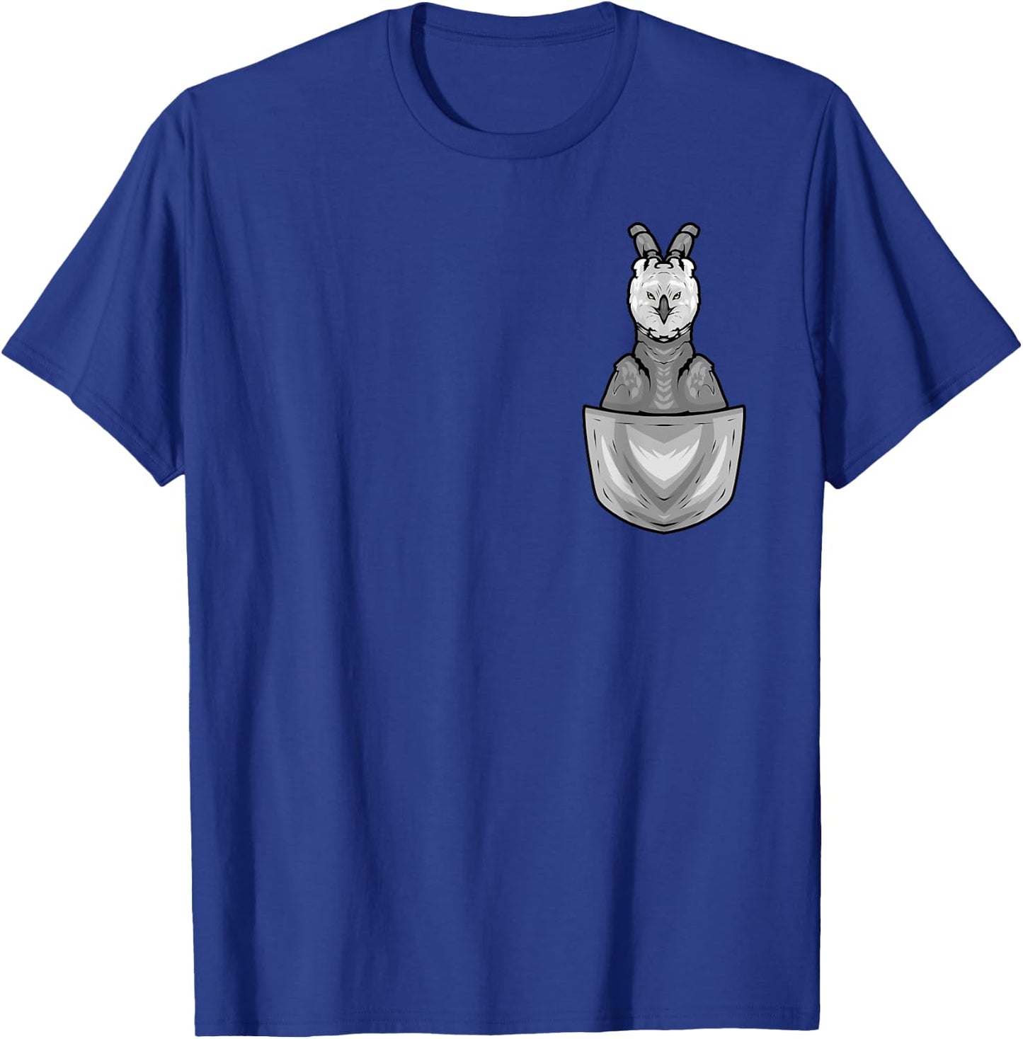 Harpy Eagle In Pocket Raptor Birds Bird Lover Harpy Eagle T-Shirt - T-Shirt | Royal